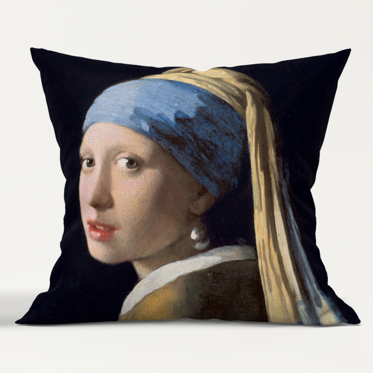 Girl With A Pearl Earring By Johannes Vermeer Mur Gallery